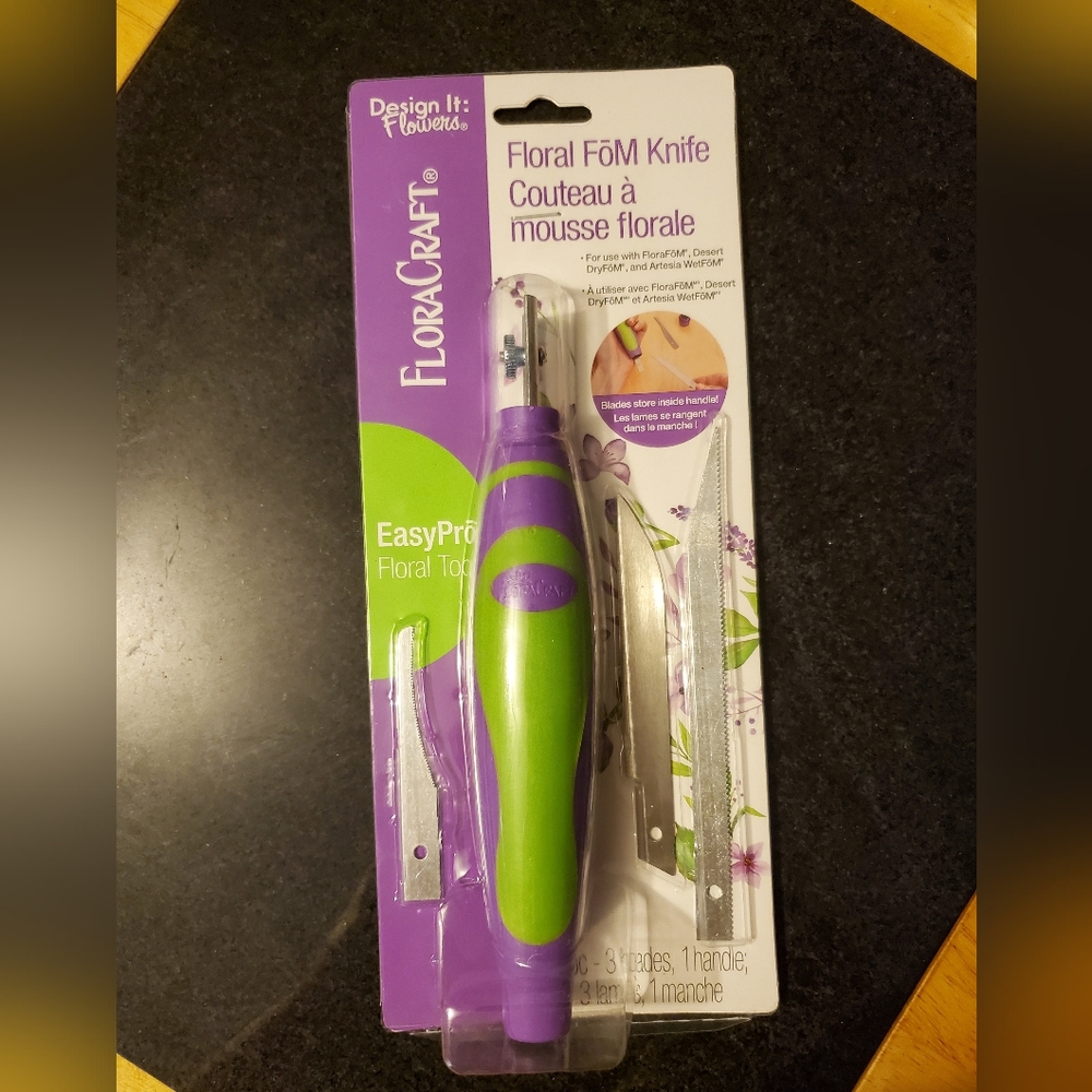 FloraCraft Floral FoM Knife Kit in Purple and Green Arts And Crafts